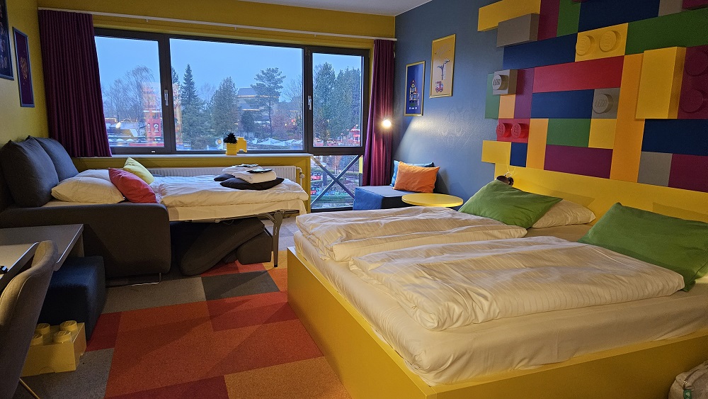 LEGOLAND® Hotel in Billund Denemarken parkzicht kamer
