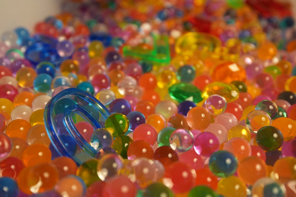 Spelen met waterparels (sensorisch speelgoed) incl. WIN!
